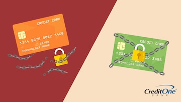 Infographic of unsecured vs secured credit cards
